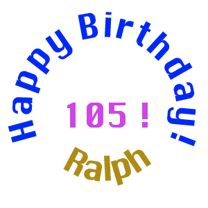Happy Birthday, Ralph!